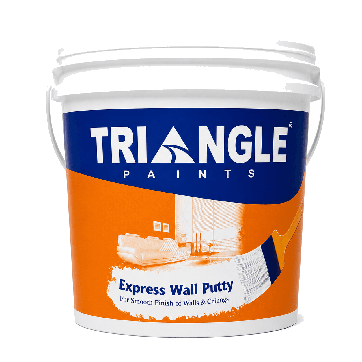 Triangle Paints Express Wall Putty bucket