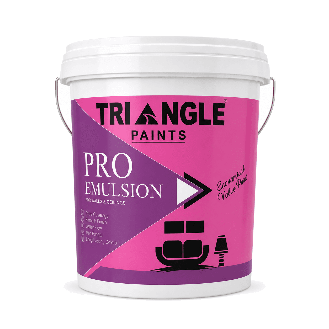 Triangle Paints Pro Emulsion interior paint