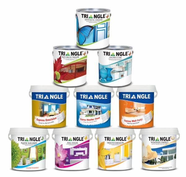 Triangle Paints Plastic Emulsion in the product range