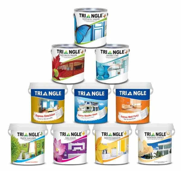 Triangle Paints Plastic Emulsion interior wall coating Rawalpindi