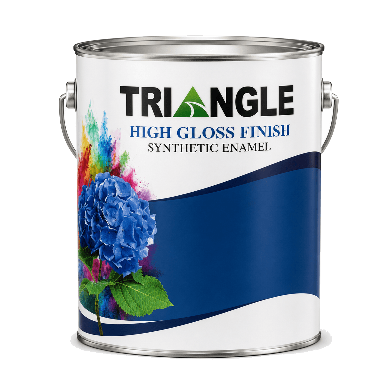 Triangle Paints Supreme High Gloss Finish Synthetic Enamel can