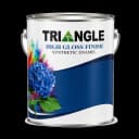 Triangle Paints Supreme High Gloss Synthetic Enamel can for wood and metal