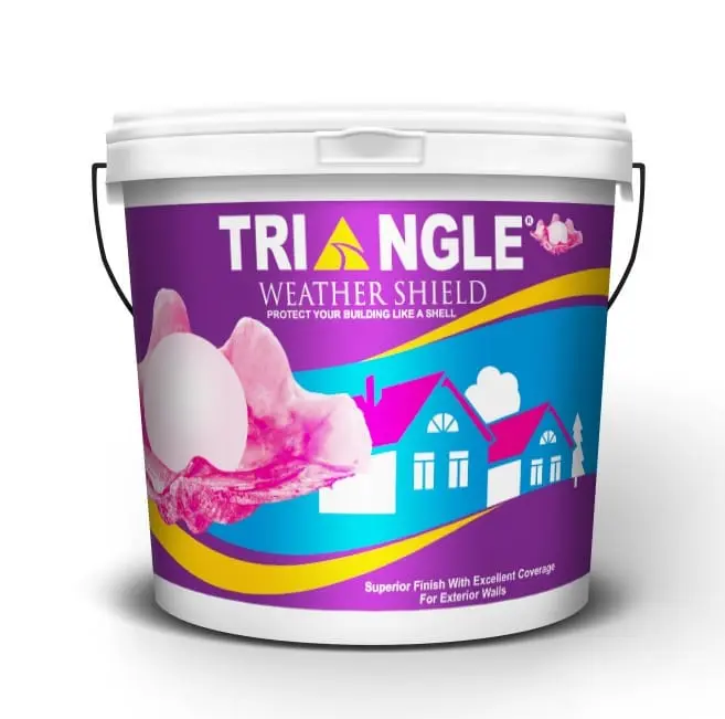 Durable exterior weather shield paint price in Pakistan - Triangle Paints Rawat