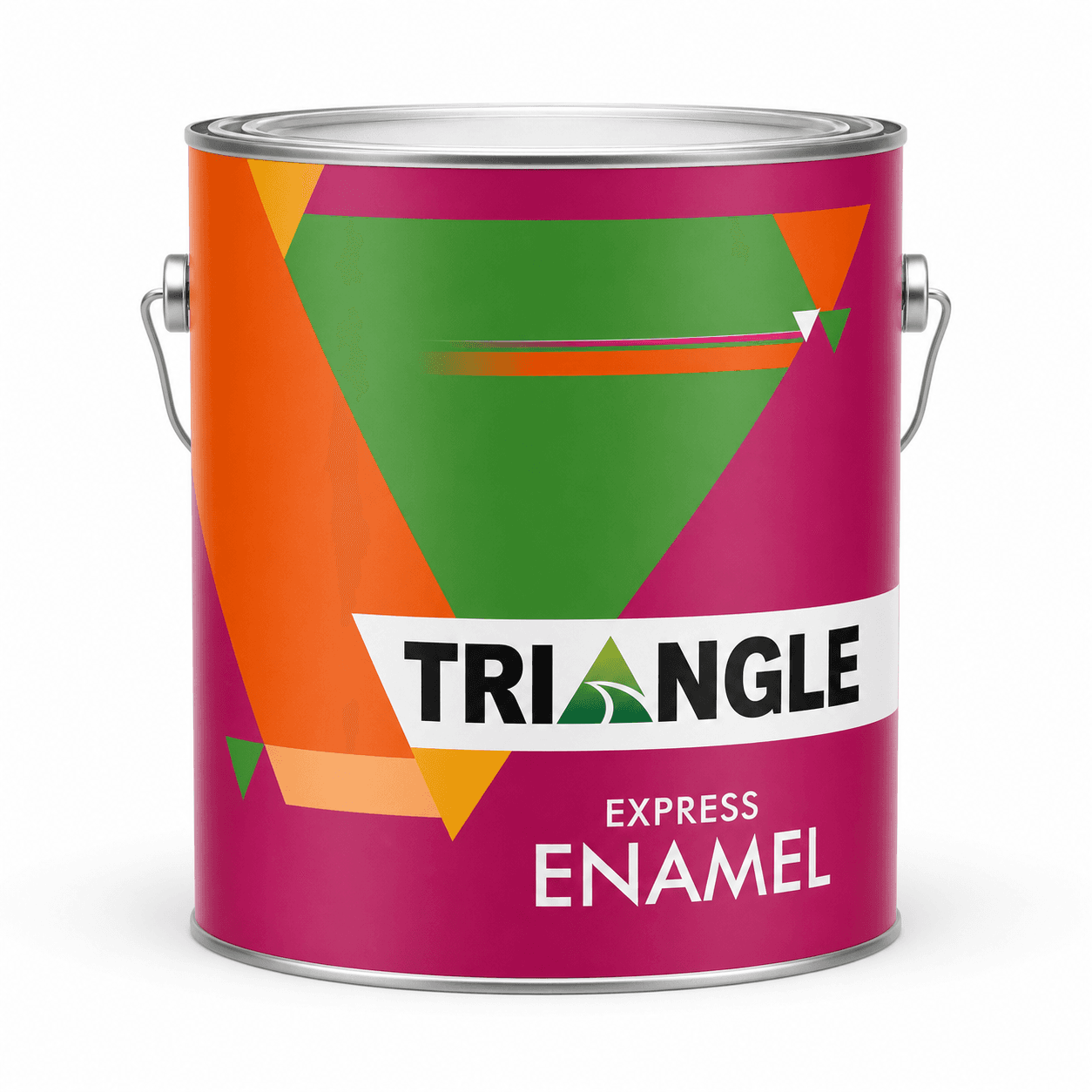 Triangle Paints Express Economy Synthetic Enamel can for wood and metal surfaces